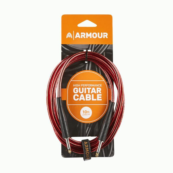 Armour GC Series Guitar Cables-Guitar & Bass-Armour-Blue-10ft-Logans Pianos