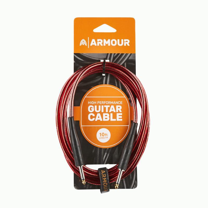 Armour GC Series Guitar Cables-Guitar & Bass-Armour-Blue-10ft-Logans Pianos