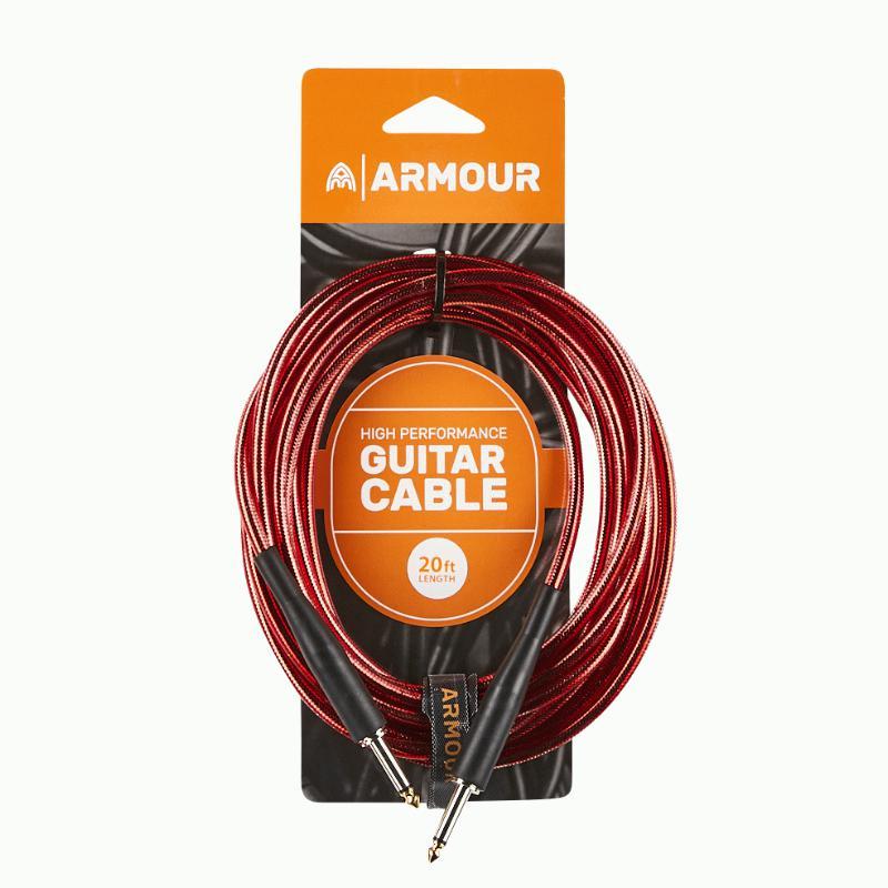 Armour GC Series Guitar Cables-Guitar & Bass-Armour-Blue-10ft-Logans Pianos