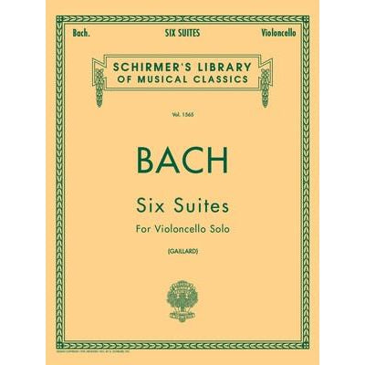 Bach - 6 Suites for Solo Cello-Sheet Music-G. Schirmer Inc.-Logans Pianos