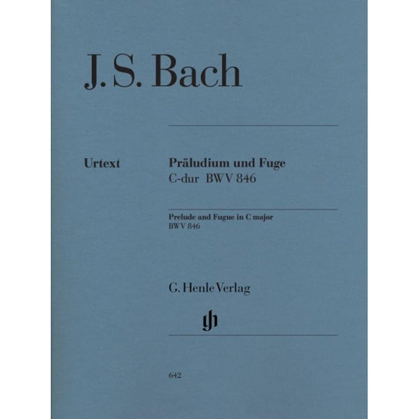 Bach Prelude And Fugue C Major BWV 846-Sheet Music-G. Henle Verlag-Logans Pianos