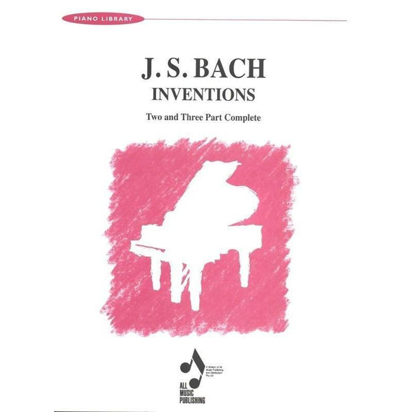 Bach - Two and Three Part Inventions Complete-Sheet Music-All Music Publishing-Logans Pianos