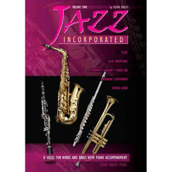 Bailey - Jazz Incorporated Volume 2-Sheet Music-Kerin Bailey Music-Alto Sax-Book/Piano Accompaniment-Logans Pianos