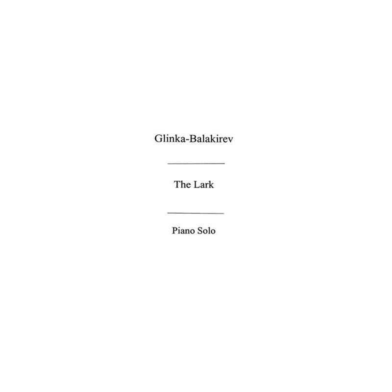 Balakirev The Lark For Piano-Sheet Music-Chester Music-Logans Pianos