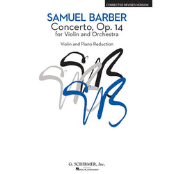 Barber Concerto Op. 14-Sheet Music-Edition Peters-Logans Pianos