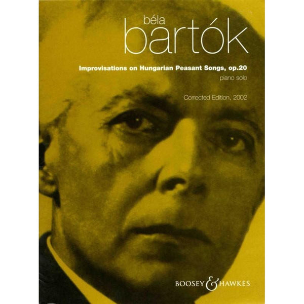 Bartok Improvisation On Hungarian Peasant Tunes Op. 20-Sheet Music-Boosey & Hawkes-Logans Pianos