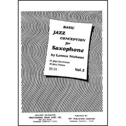 Basic Jazz Conception for Saxophone Vol. 2-Sheet Music-Try Publishing Company-Logans Pianos
