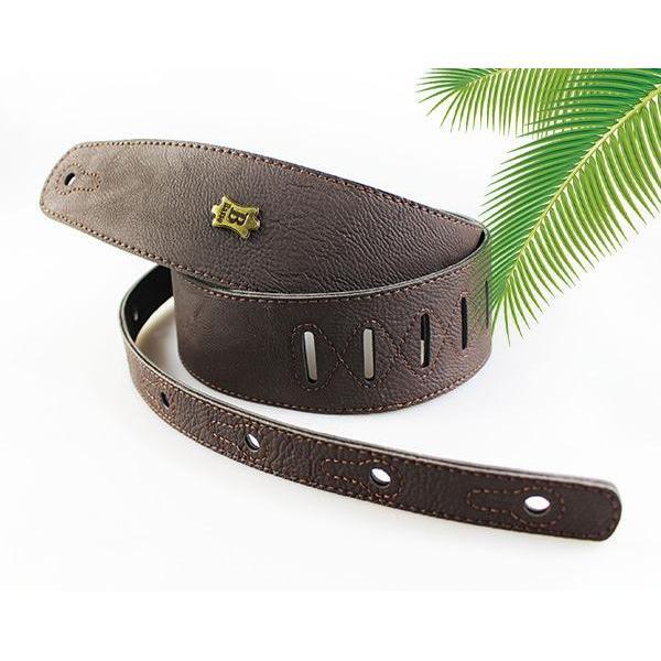 Basso Eco Vegan Leather Guitar Strap-Guitar & Bass-Basso-Black-Logans Pianos