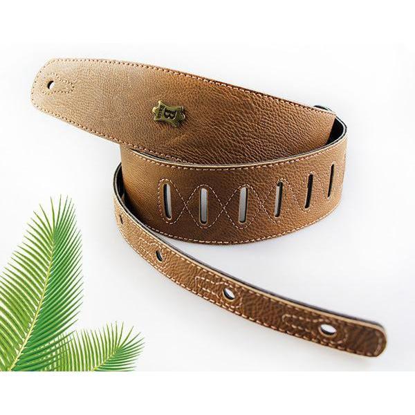 Basso Eco Vegan Leather Guitar Strap-Guitar & Bass-Basso-Black-Logans Pianos