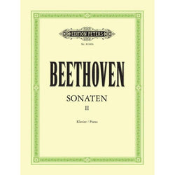 Beethoven - Piano Sonatas Volume 2 Arrau Urtext-Sheet Music-Edition Peters-Logans Pianos