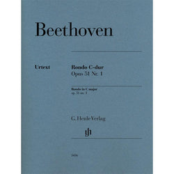 Beethoven Rondo In C Major Op. 51 No. 1-Sheet Music-G. Henle Verlag-Logans Pianos