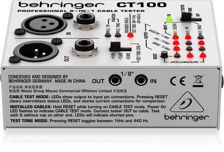 Behringer CT100 Cable Tester-Live Sound & Recording-Behringer-Logans Pianos