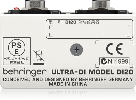 Behringer Ultra-DI DI20 DI Box-Live Sound & Recording-Behringer-Logans Pianos