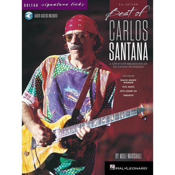 Best of Carlos Santana - Signature Licks - 2nd Edition-Sheet Music-Hal Leonard-Logans Pianos