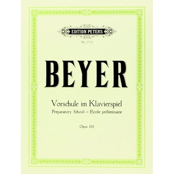 Beyer - Preparatory School Op. 101-Sheet Music-Edition Peters-Logans Pianos