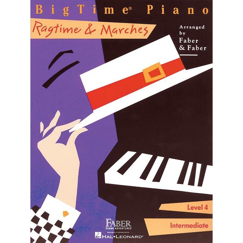 BigTime Piano - Ragtime & Marches-Sheet Music-Faber Piano Adventures-Logans Pianos