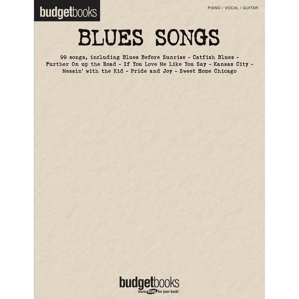 Blues Songs-Sheet Music-Hal Leonard-Logans Pianos