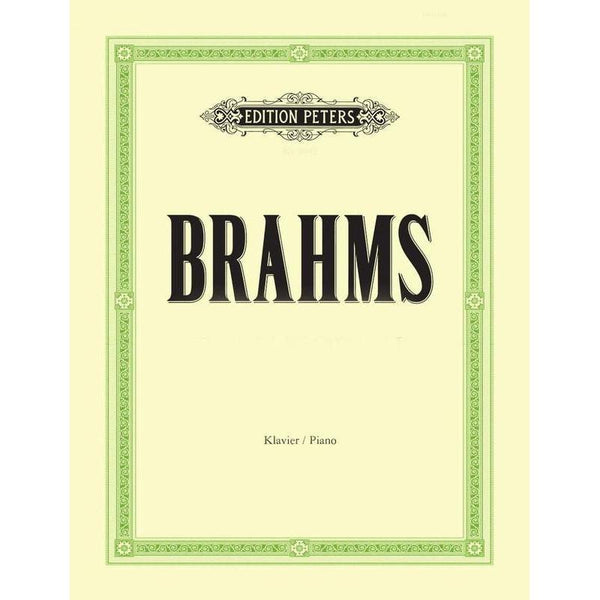 Brahms - 7 Fantasies Op. 116-Sheet Music-Edition Peters-Logans Pianos