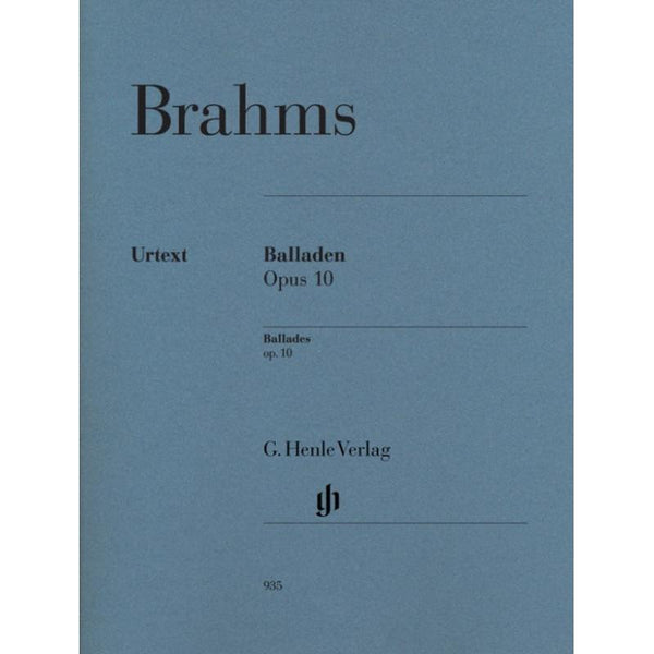 Brahms - Ballades Op. 10-Sheet Music-G. Henle Verlag-Logans Pianos
