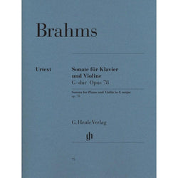 Brahms Sonata For Piano And Violin In G Major Op. 78-Sheet Music-G. Henle Verlag-Logans Pianos