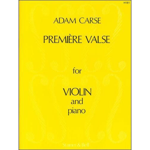 Carse - Première Valse for Violin and Piano-Sheet Music-Stainer & Bell-Logans Pianos