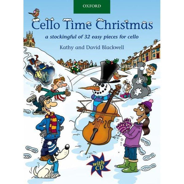 Cello Time Christmas Book/CD-Sheet Music-Oxford University Press-Logans Pianos
