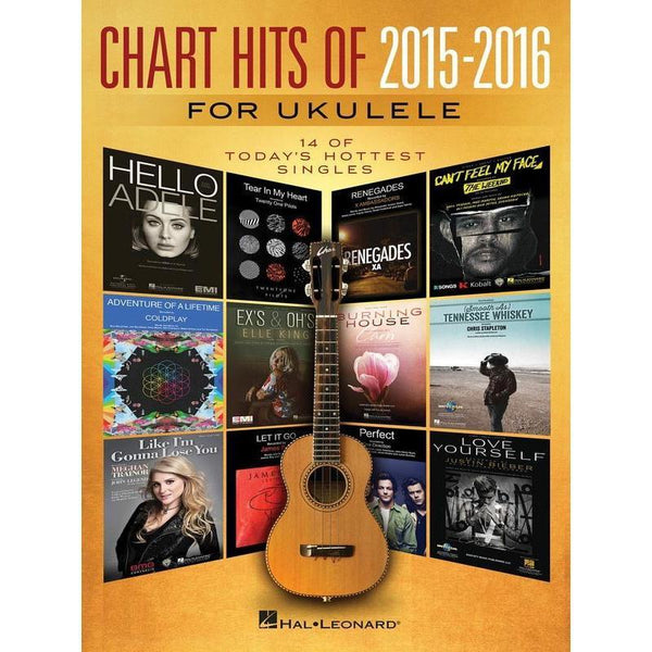 Chart Hits of 2015-2016 for Ukulele-Sheet Music-Hal Leonard-Logans Pianos