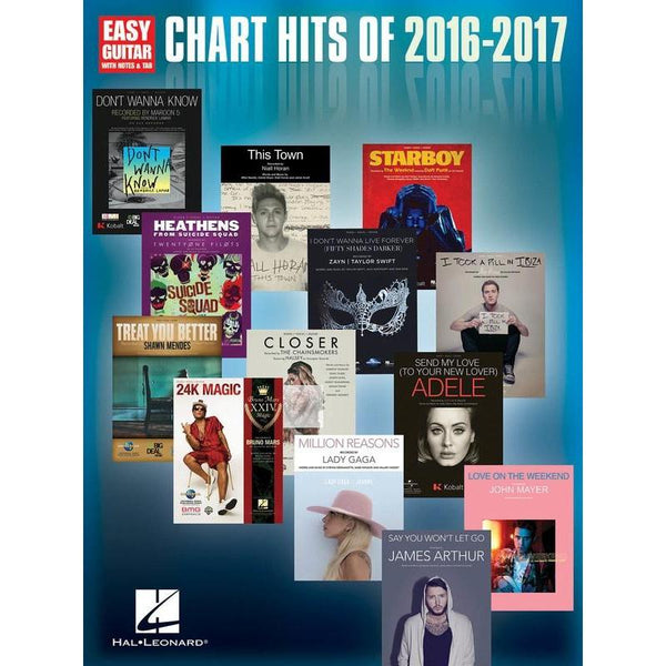 Chart Hits of 2016-2017-Sheet Music-Hal Leonard-Logans Pianos