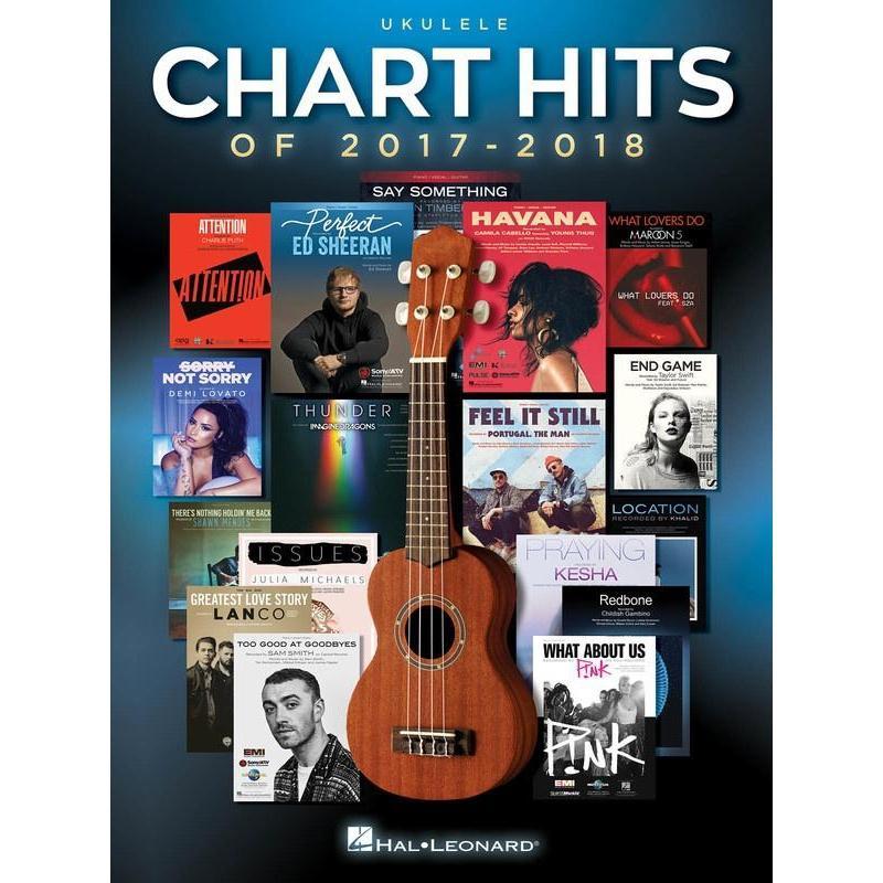 Chart Hits of 2017-2018 for Ukulele-Sheet Music-Hal Leonard-Logans Pianos