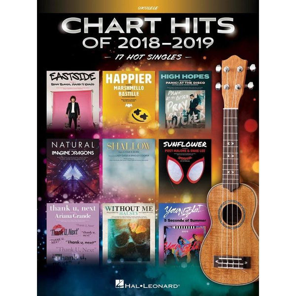 Chart Hits of 2018-2019 for Ukulele-Sheet Music-Hal Leonard-Logans Pianos