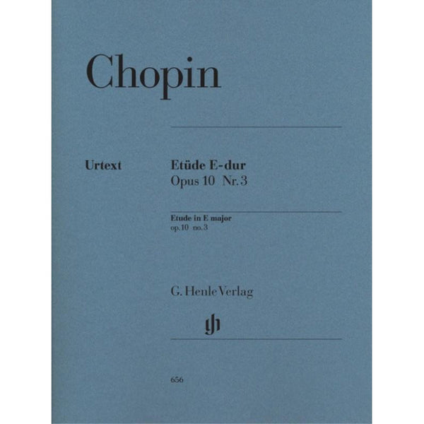 Chopin Etude E Major Op. 10 No. 3-Sheet Music-G. Henle Verlag-Logans Pianos
