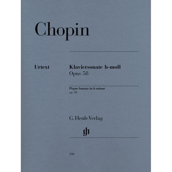 Chopin - Piano Sonata B minor Op. 58-Sheet Music-G. Henle Verlag-Logans Pianos