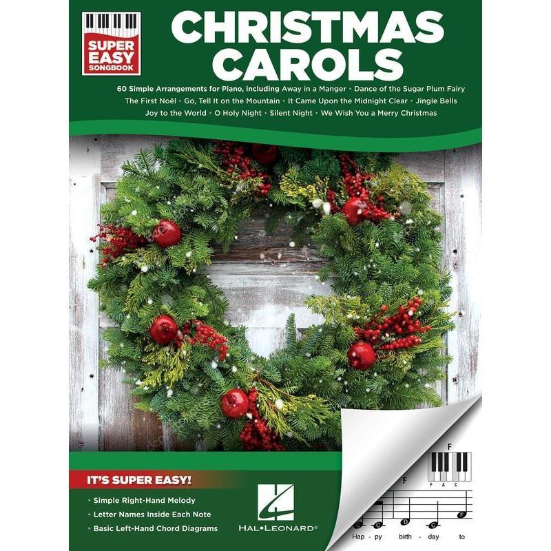 Christmas Carols - Super Easy Songbook-Sheet Music-Hal Leonard-Logans Pianos