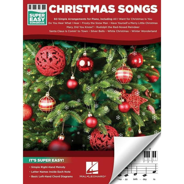 Christmas Songs - Super Easy Songbook-Sheet Music-Hal Leonard-Logans Pianos
