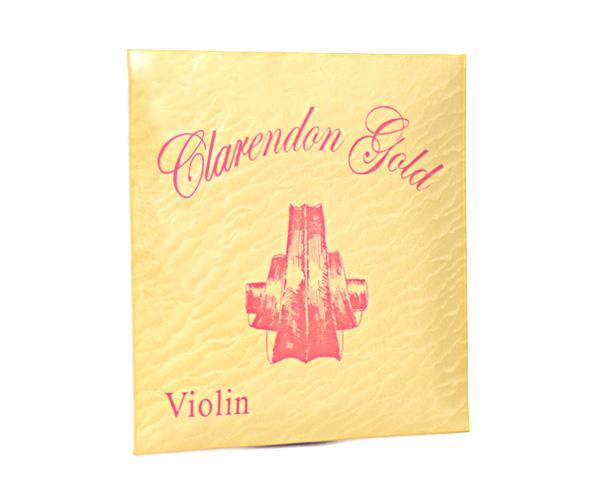 Clarendon Gold Violin Strings - Single A-Orchestral Strings-Clarendon-4/4-Logans Pianos