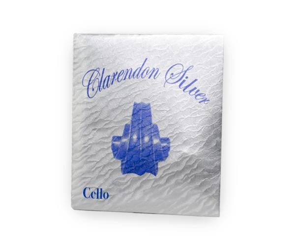 Clarendon Silver Cello Strings - Full Set-Orchestral Strings-Clarendon-4/4-Logans Pianos