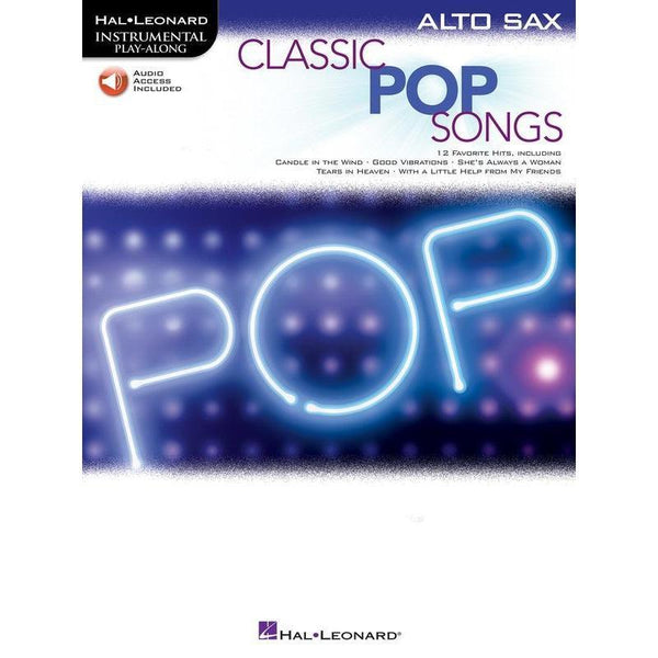 Classic Pop Songs for Alto Saxophone-Sheet Music-Hal Leonard-Logans Pianos