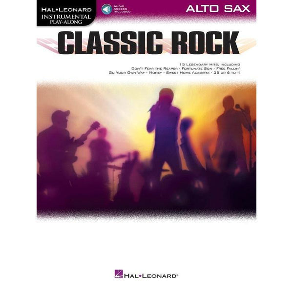 Classic Rock for Alto Sax-Sheet Music-Hal Leonard-Logans Pianos