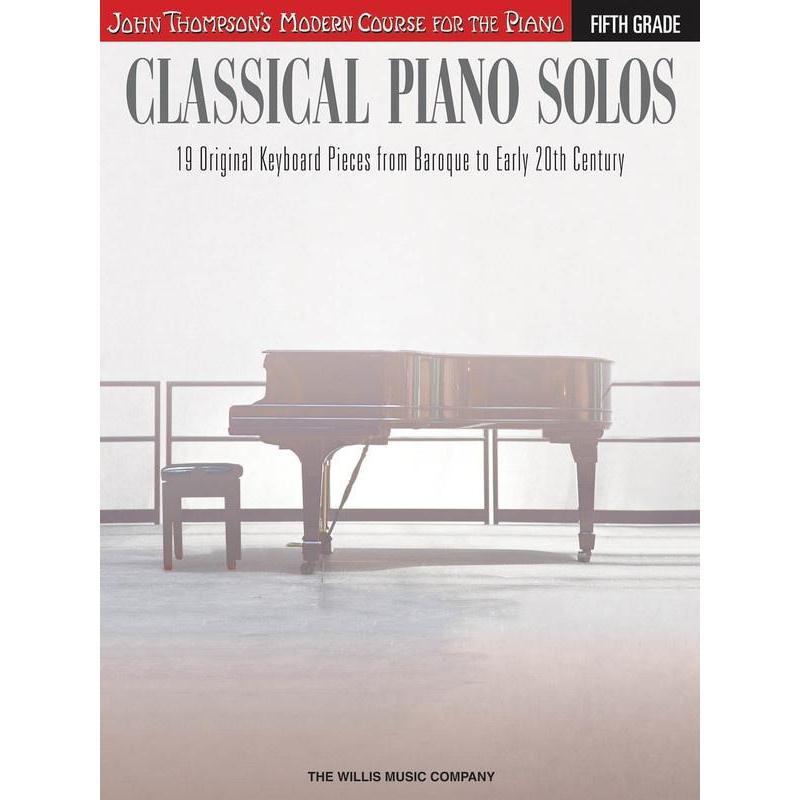 Classical Piano Solos - Fifth Grade-Sheet Music-Willis Music-Logans Pianos