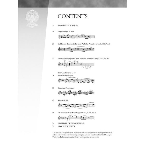 Claude Debussy - Seven Favorite Pieces-Sheet Music-G. Schirmer Inc.-Logans Pianos