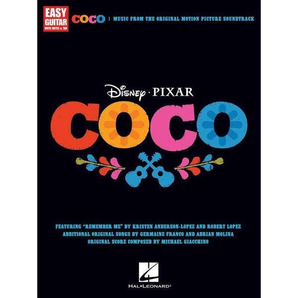 Coco - Easy Guitar with TAB-Sheet Music-Hal Leonard-Logans Pianos
