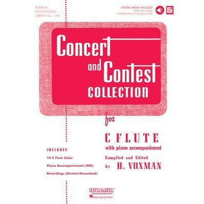 Concert and Contest Collection for C Flute-Sheet Music-Rubank Publications-Logans Pianos