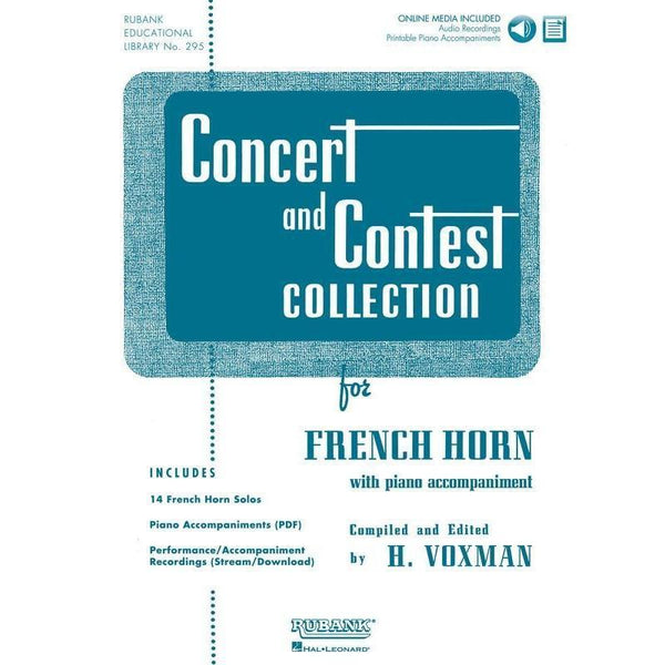 Concert and Contest Collection for F Horn-Sheet Music-Rubank Publications-Logans Pianos