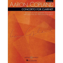 Copland - Concerto for Clarinet-Sheet Music-Boosey & Hawkes-Logans Pianos