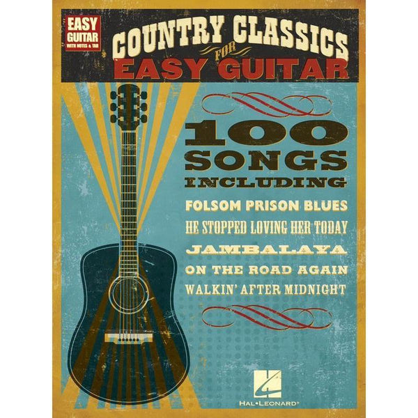 Country Classics for Easy Guitar-Sheet Music-Hal Leonard-Logans Pianos