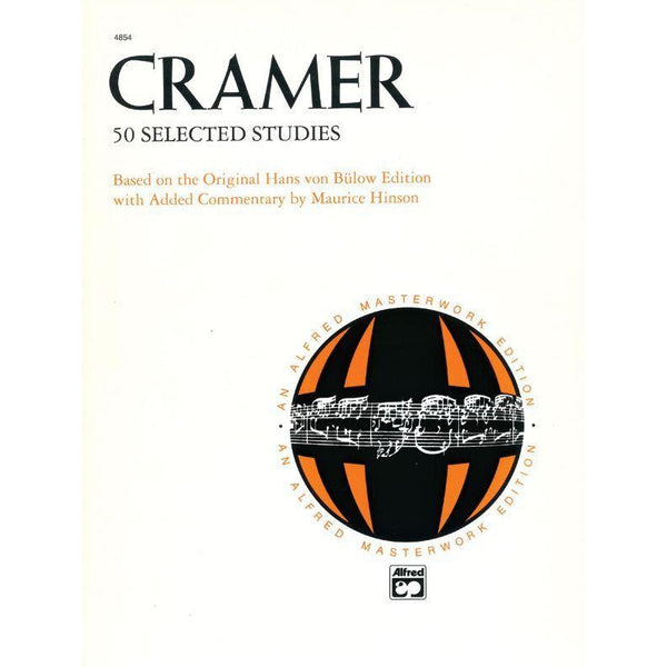 Cramer 50 Selected Studies for Piano-Sheet Music-Alfreds-Logans Pianos