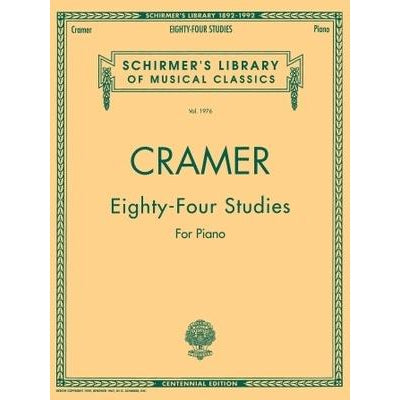 Cramer - 84 Studies for the Piano-Sheet Music-G. Schirmer Inc.-Logans Pianos