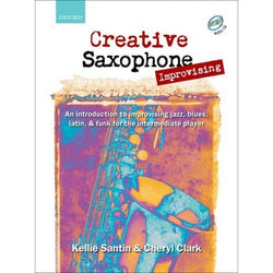 Creative Saxophone Improvising Book/CD-Sheet Music-Oxford University Press-Logans Pianos