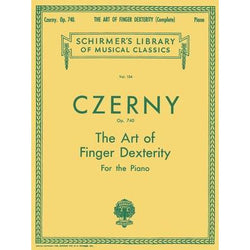 Czerny - The Art of Finger Dexterity, Op. 740 (Complete)-Sheet Music-G. Schirmer Inc.-Logans Pianos