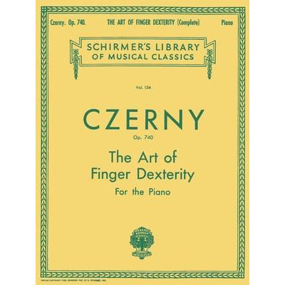 Czerny - The Art of Finger Dexterity, Op. 740 (Complete)-Sheet Music-G. Schirmer Inc.-Logans Pianos